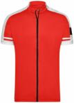 James & Nicholson Férfi kerékpáros póló JN454 - Piros | XXXL (1-JN454-164914)