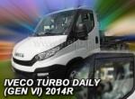 HEKO Iveco Turbo Daily első vízszintes, rövid légterelő/szélterelő 2014-től, 2 db-os készlet 18109 (18109)