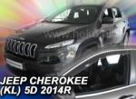 HEKO Jeep Cherokee (KL alvázkód) 5 ajtós első ablak légterelő/szélterelő 2014-től, 2 db-os készlet 19124 (19124)