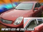 HEKO INFINITI G35 (4 ajtós) első+hátsó ajtó légterelő 2003-2006, 4 db-os készlet 21508 (21508)