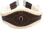 Kentucky Horsewear Anatomic" Bárányszőrős heveder, barna - 125 cm