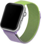 Beline Apple Watch fém óraszíj 42/44/45/49mm zöld/lila