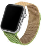 Beline Apple Watch fém óraszíj 38/40/41mm zöld/arany