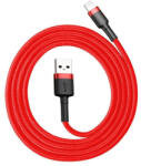 Baseus Cafule 2.4A Lightning USB-kábel 0.5m (piros) - pixelrodeo