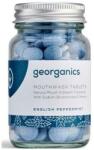 Georganics Tablete pentru igiena orală English Peppermint - Georganics Natural Mouthwash Tablets English Peppermint 180 buc