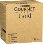 Gourmet Gold beef, chicken, tuna, salmon 96x85 g