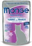 Monge Natural tuna & beef in jelly 80 g