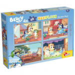 Lisciani Bluey - Családi pillanatok 4 az 1-ben maxi puzzle 4x48 db-os (LIS100354)