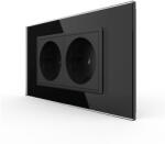 LIVOLO Priza Schuko dubla ZIGBEE smart-control din aplicatia Livolo , standard italian (VL-2FCTC16AZ-2BP-P9E)