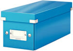 Leitz Cutie depozitare Leitz WOW Click & Store, carton laminat, pliabila, cu capac, 14x13x35 cm, albastru (L-60410036)