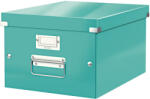 Leitz Cutie depozitare LEITZ WOW Click & Store, carton laminat, medie, turcoaz (L-60440051)