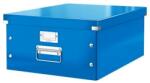 Leitz Cutie depozitare LEITZ WOW Click & Store, carton laminat, mare, albastru (L-60450036)