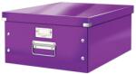 Leitz Cutie depozitare LEITZ WOW Click & Store, carton laminat, mare, mov (L-60450062)