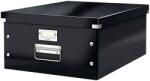 Leitz Cutie depozitare LEITZ WOW Click & Store, carton laminat, mare, negru (L-60450095)
