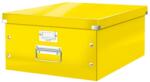 Leitz Cutie depozitare LEITZ WOW Click & Store, carton laminat, mare, galben (L-60450016) - vexio