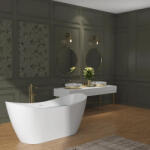 Rea Cada freestanding Rea Kerrano 170x75 cm alb lucios (5902557375028)
