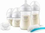 Philips Комплект за новородено от 4 броя шишета Philips Avent - Natural Response 3.0, четка и залъгалка (SCD838/11) - ozone
