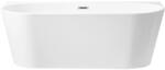 Rea Cada freestanding Rea Olimpia 170x80 cm alb lucios lipita de perete, BTW (5902557341627)
