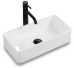 Rea Lavoar pe blat Rea Laura Slim dreptunghiular finisaj alb lucios 46 cm (5902557320530)