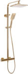 Rea Coloana de dus cu termostat Rea Tom palarie 1 functie auriu lucios (5902557375134)