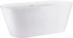Rea Cada freestanding Rea Milano 170x75 cm alb lucios (5902557375004)
