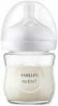 Philips Стъклено шише Philips Avent - Natural Response 3.0, flow 2/бавен, 0 м+, 120 ml (SCY930/01) - ozone