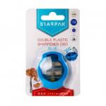 Starpak Műanyag dupla tartályos hegyező - Disc - kék
