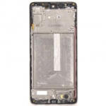 Samsung M536 Galaxy M53 előlap (lcd) keret, fekete, gyári