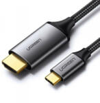 UGREEN 4K UHD 1, 5 m-es USB-C-HDMI kábel (fekete) (50570)