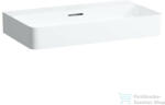 Laufen Val SaphirKeramik 75x42 cm-es csiszolt aljú mosdó csaplyuk nélkül, LCC bevonattal, fehér H8162854001091 (H8162854001091)