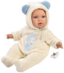 Llorens Llorens: Enzo baba macifüles rugdalózóban cumival 42cm (14207L) - jatekshop