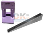 SKT SKT10 lapszintező, 100db ék + 200db talp, 1, 5mm fuga (skt10115cs11) (skt10115cs11)