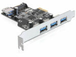 Delock PCI Express kártya > 3 x külső + 1 x belső USB 3.0 (89301) - dstore
