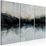 Artgeist Vászonkép - Mountain Surface of the Lake (3 Parts) 90x60