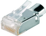  Weidmüller 8813100000 IE-P RJ45 dugó, Vezetéktörés elleni védelem nélkül ; 5, 5 - 7, 1 mm, Cat. 6A / E osztályA (ISO/IEC 11801 2010), IP20 (8813100000)