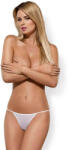 Obsessive Luiza - tulipános tanga (fehér) (93034100005) - padlizsan