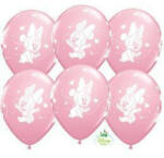Qualatex Mintás latex lufi 11" 28cm Minnie, 6db, 53548 (LUFI644101)