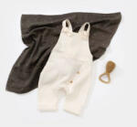 BabyJem Salopeta de vara cu pantaloni lungi din muselina, babycosy, 100%bumbac, ecru (marime: 12-18 luni)