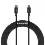 Baseus Superior sorozatú USB-C-USB-C kábel, 100 W, 2 m (fekete) - pixelrodeo