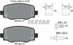 TEXTAR set placute frana, frana disc TEXTAR Q+ 2573401 (2573401)