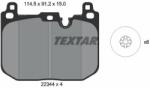 TEXTAR set placute frana, frana disc TEXTAR 2234401 (2234401)