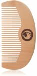 Bulldog Original Beard Comb pieptene din lemn pentru barba Peach Wood 10, 4 cm 1 buc