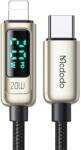Mcdodo Cablu de date Mcdodo Digital Pro Type-C la Lightning PD 1.2m 20W Argintiu (CA-8811)