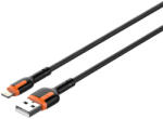 LDNIO LS531, USB - Lightning 1m Cable (Grey-Orange) (LS531 lightning) - scom