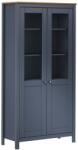 vidaXL Dulap înalt Hill, gri, 85x37x170, 5 cm, lemn masiv de pin (289013) Comoda