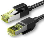 UGREEN Cablu de retea UGREEN NW150 Braid Ethernet RJ45 Cat 7 F/FTP 3m (negru)