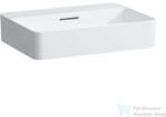 Laufen Val SaphirKeramik 55x40 cm-es pultra ültethető mosdó csaplyuk nélkül, matt fehér H8122847571091 (H8122847571091)