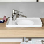 Laufen Val 55x36 cm-es beépíthető mosdó bal oldali csaplyukkal, túlfolyó nélkül, Fehér H8172810001131 (H8172810001131)