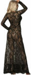 Subblime Dresses Subblime hosszú csipkés ruha - fekete