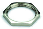  Weidmüller 1737020000 SKMU M32 MS Fém anya SKMU MS (brass locknut), Ellenanya, M 32, 4 mm, Sárgaréz, nikkelezett (1737020000)